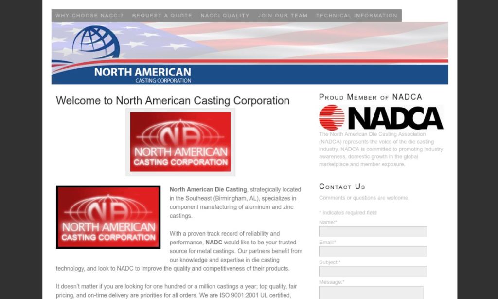 North American Casting Corporation, Inc.