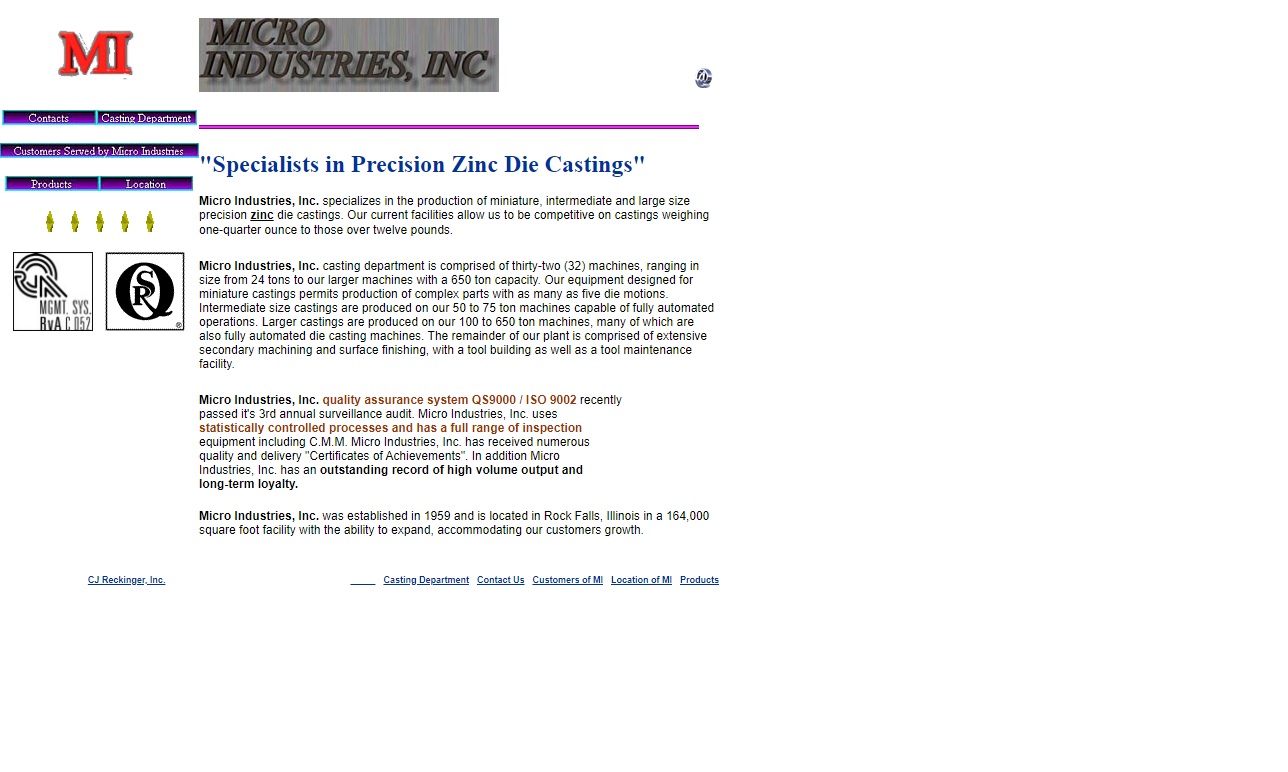 Micro Industries, Inc. Micro Industries, Inc.